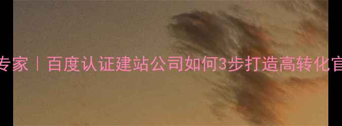 图片 MIP响应式建站专家｜百度认证建站公司如何3步打造高转化官网（附案例）2