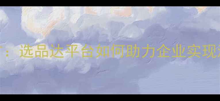 图片 SEO优化与网站推广：选品达平台如何助力企业实现流量与转化双增长1