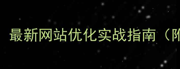 图片 SEO必知100问：最新网站优化实战指南（附白皮书下载）