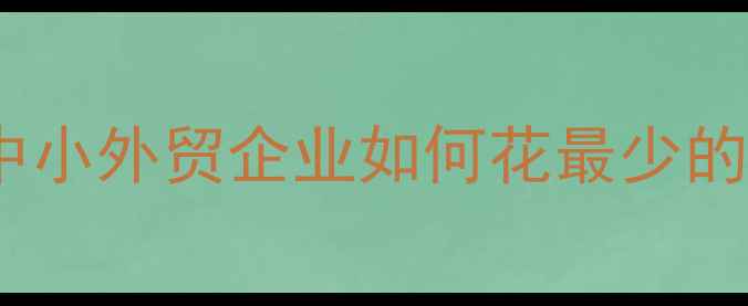 图片 ✨巩义外贸网站优化最新报价！中小外贸企业如何花最少的钱实现流量翻倍？附避坑指南🌟2