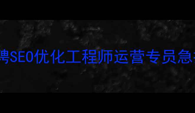 图片 ✨辽阳外贸网站优化高薪招聘SEO优化工程师运营专员急招，月薪8k-15k+项目提成💼