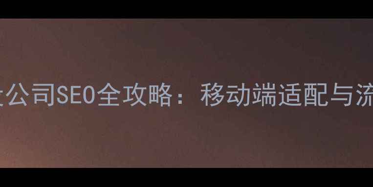 图片 上海手机网站建设公司SEO全攻略：移动端适配与流量转化必看指南2