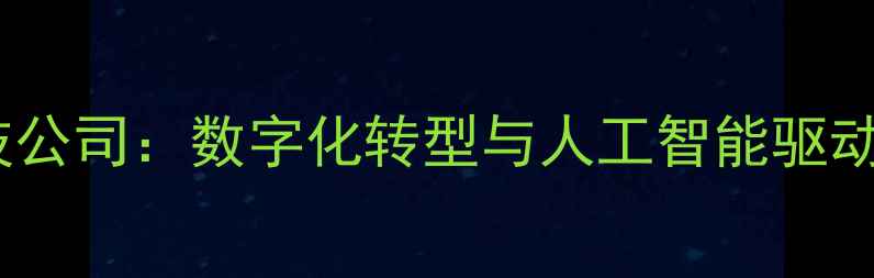 图片 上海知名科技公司：数字化转型与人工智能驱动的创新实践1
