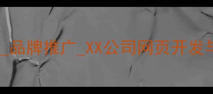 图片 专业网页设计公司_SEO优化_品牌推广_XX公司网页开发与数字营销一站式解决方案1