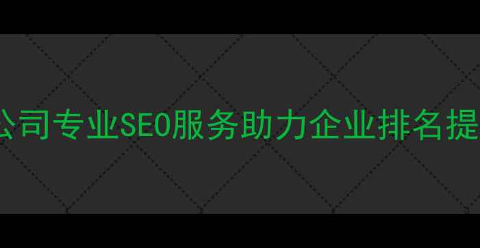 图片 乐山网站优化公司专业SEO服务助力企业排名提升与流量增长1