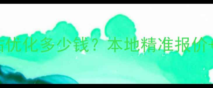 图片 任丘网站优化多少钱？本地精准报价+服务全2