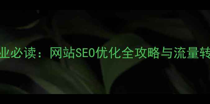 图片 优化后标题陶瓷机械企业必读：网站SEO优化全攻略与流量转化策略（含实战案例）