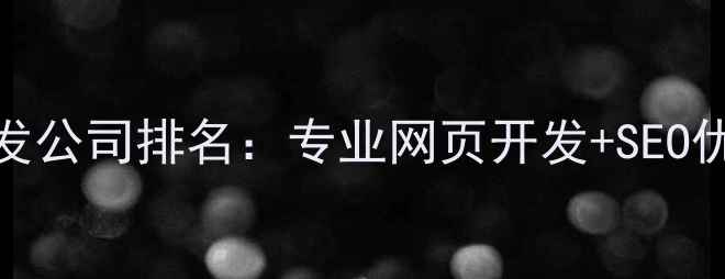 图片 北京PHP开发公司排名：专业网页开发+SEO优化全攻略2