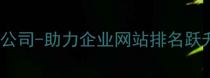 图片 北京专业SEO优化公司-助力企业网站排名跃升的五大核心策略
