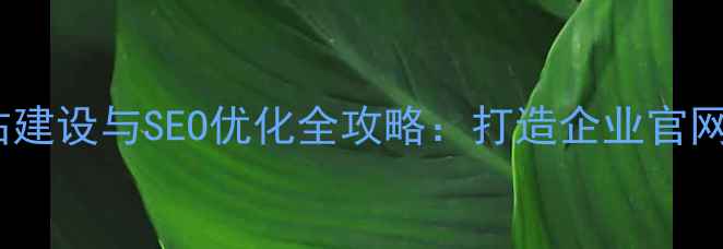 图片 北京高端网站建设与SEO优化全攻略：打造企业官网的流量引擎2