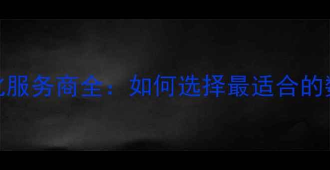 图片 南阳企业SEO优化服务商全：如何选择最适合的数字化营销团队1