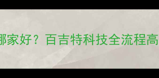 图片 合肥网站优化公司哪家好？百吉特科技全流程高转化网站打造方案1