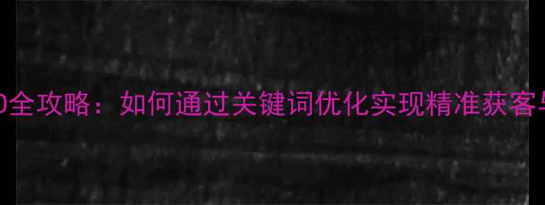 图片 咸宁本地SEO全攻略：如何通过关键词优化实现精准获客与流量增长2