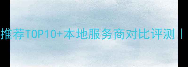 图片 塘沽网站优化推荐TOP10+本地服务商对比评测｜新手避坑指南