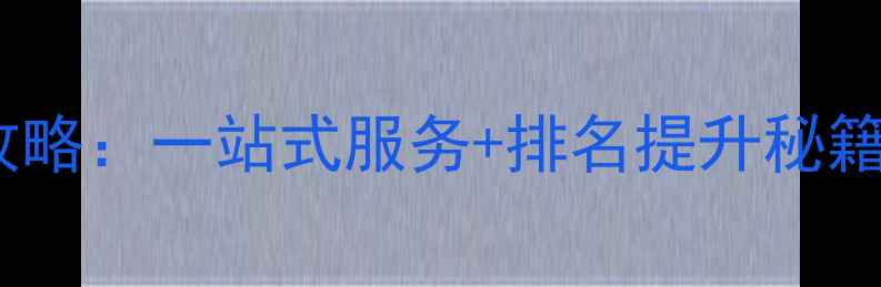 图片 宁德网站优化全攻略：一站式服务+排名提升秘籍，中小企业必看2
