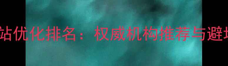图片 山东网站优化排名：权威机构推荐与避坑指南2
