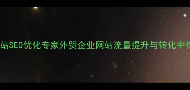 图片 平江外贸型网站SEO优化专家外贸企业网站流量提升与转化率倍增全案服务1