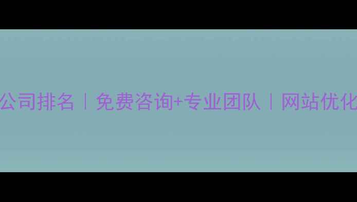 图片 广州SEO公司排名｜免费咨询+专业团队｜网站优化全攻略1