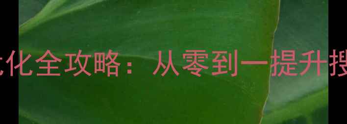 图片 廉江本地企业网站百度SEO优化全攻略：从零到一提升搜索引擎排名的12个核心步骤