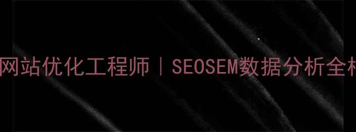 图片 新塘高薪急招网站优化工程师｜SEOSEM数据分析全栈人才招募中2