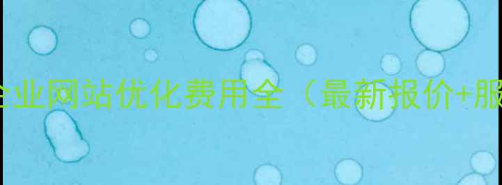 图片 日照本地企业网站优化费用全（最新报价+服务流程）1