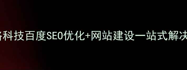图片 时鑫网络科技百度SEO优化+网站建设一站式解决方案✨2