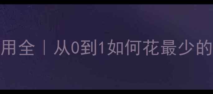 图片 最新报价网站优化费用全｜从0到1如何花最少的钱做出高转化网站？