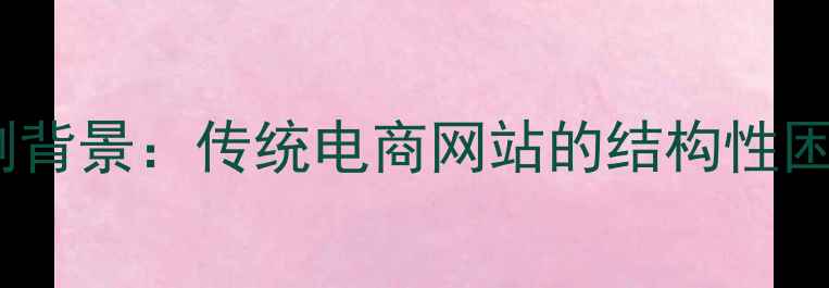 图片 案例背景：传统电商网站的结构性困境1