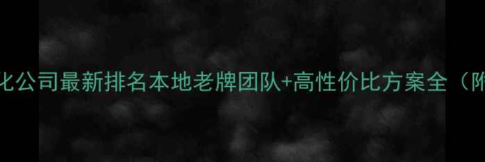 图片 武汉网站优化公司最新排名本地老牌团队+高性价比方案全（附避坑指南）