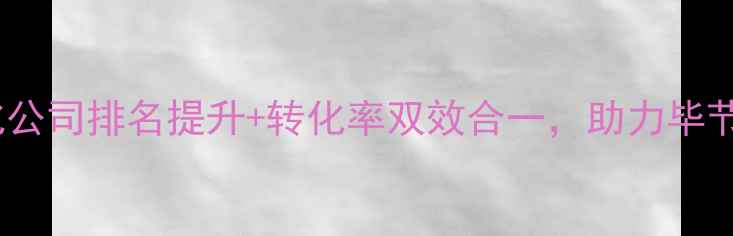 图片 毕节企业网站优化公司排名提升+转化率双效合一，助力毕节企业数字化转型2