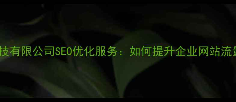 图片 永久网络科技有限公司SEO优化服务：如何提升企业网站流量与转化率1