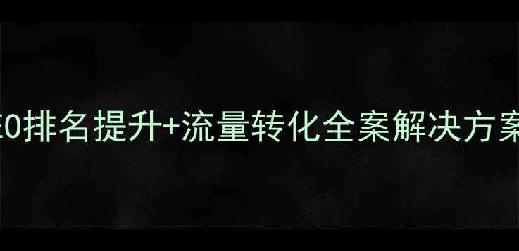 图片 江苏企业网站优化服务商SEO排名提升+流量转化全案解决方案（助力企业数字化转型）2