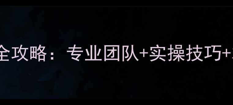图片 河北无西网站优化全攻略：专业团队+实操技巧+本地排名提升指南2