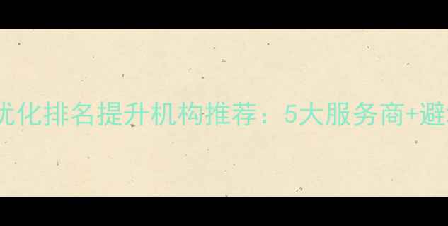 图片 湖北网站优化排名提升机构推荐：5大服务商+避坑指南✨1