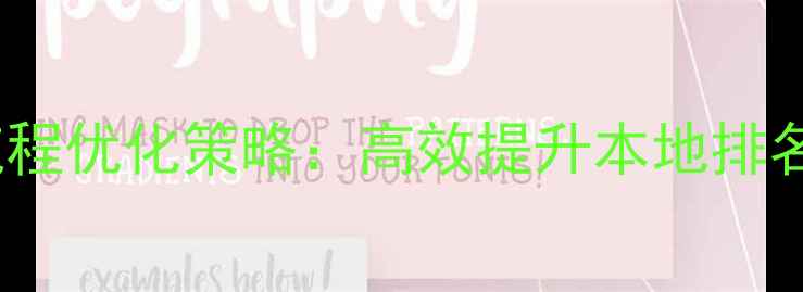 图片 湛江网站建设全流程优化策略：高效提升本地排名的五大核心法则2