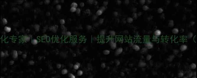 图片 珠海网站优化专家｜SEO优化服务｜提升网站流量与转化率（最新指南）