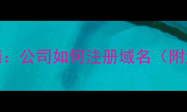 图片 百度SEO优化全流程指南：公司如何注册域名（附注册步骤与注意事项）2