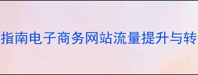 图片 百度SEO优化实战指南电子商务网站流量提升与转化率优化全攻略2