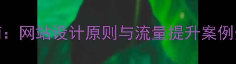 图片 百度SEO优化实战指南：网站设计原则与流量提升案例分析（附最新数据）2