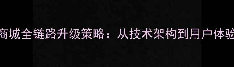 图片 百度SEO优化指南小米商城全链路升级策略：从技术架构到用户体验的12个核心优化方案2