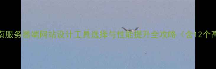 图片 百度SEO优化指南服务器端网站设计工具选择与性能提升全攻略（含12个高效工具实测）1