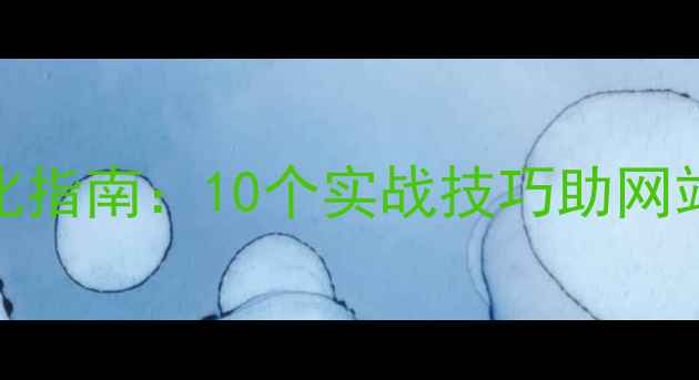 图片 百度SEO优化指南：10个实战技巧助网站流量翻倍1