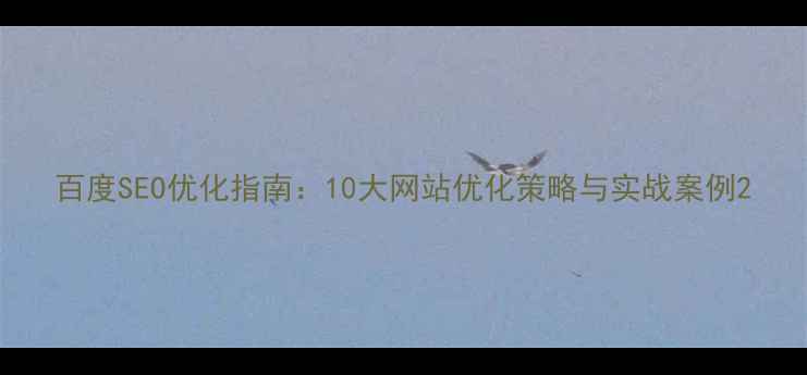 图片 百度SEO优化指南：10大网站优化策略与实战案例2