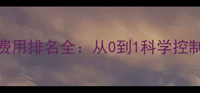 图片 百度SEO优化网站优化费用排名全：从0到1科学控制成本的12个关键策略2