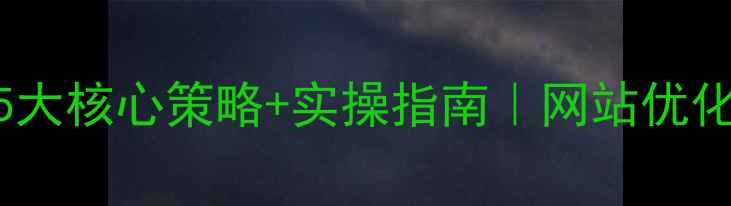图片 百度SEO必看！5大核心策略+实操指南｜网站优化流量翻倍秘籍2