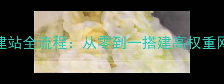 图片 百度收录指南免费建站全流程：从零到一搭建高权重网站（附工具推荐）