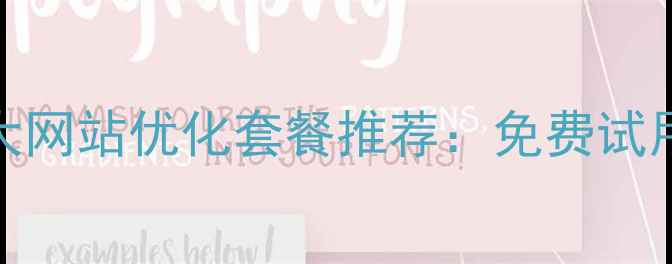 图片 百度认证的10大网站优化套餐推荐：免费试用+效果保障全2