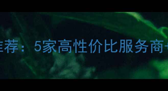 图片 盘锦网站优化性价比推荐：5家高性价比服务商+避坑指南（附案例）2