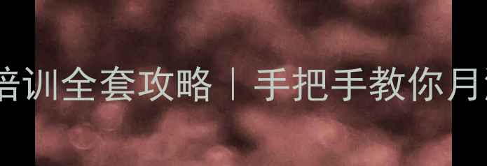 图片 福建SEO优化培训全套攻略｜手把手教你月涨3000+流量1