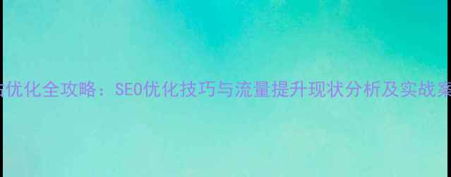 图片 网站优化全攻略：SEO优化技巧与流量提升现状分析及实战案例2